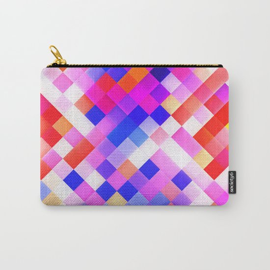 yellow pattern 4 Carry-All Pouch