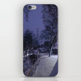 Stockholm winter iPhone Skin