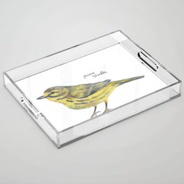 Prairie bird Acrylic Tray