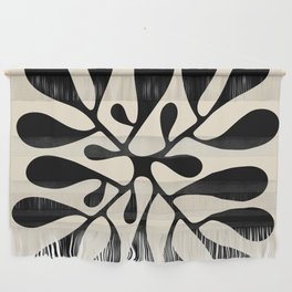 Matisse Inspired Abstract Cut Outs black Wall Hanging