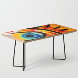 Abstract Art Good Energy Summer Vibes Coffee Table