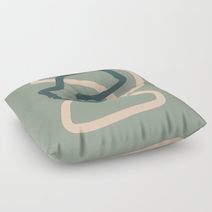 Abstract 03C Floor Pillow