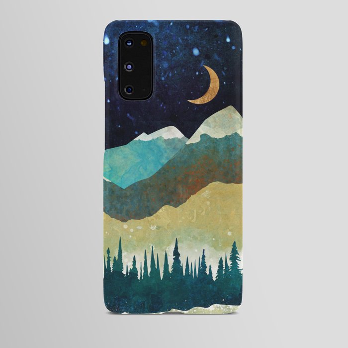 Snowy Night Android Case