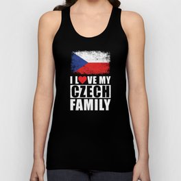 Czech Family Unisex Tank Top