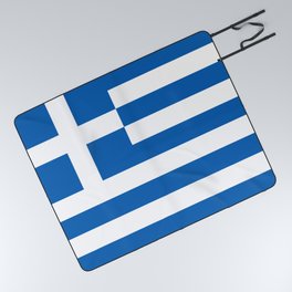 Flag of Greece Greek Picnic Blanket