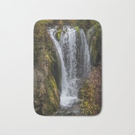 Upper Roughlock Falls Bath Mat | Upper, Johnk, Waterfall, Waterfalls, Falls, Roughlockfalls, Spearfishcanyon, Southdakota, Photo 