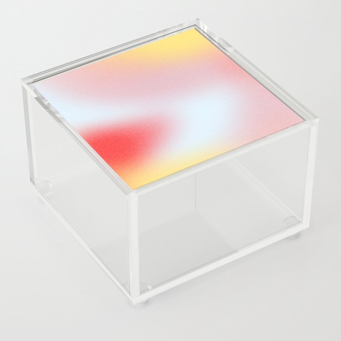 AURA | Calamity | Positive Energy | Pastel Gradient Mesh Art Acrylic Box