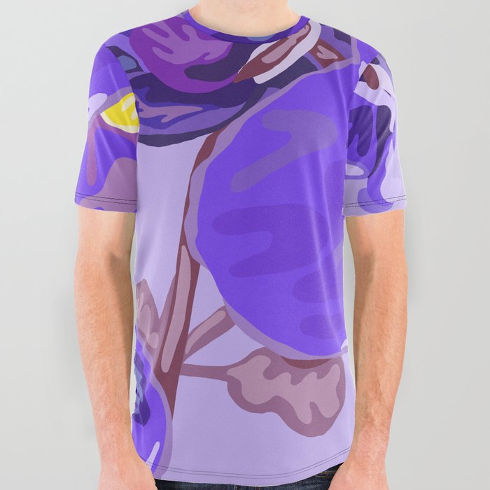 Violet 1-2 All Over Graphic Tee