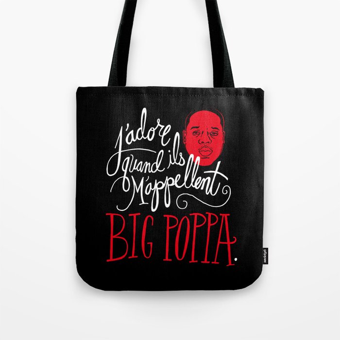 French Poppa Tote Bag