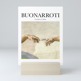 Buonarroti - Creation of Adam Mini Art Print