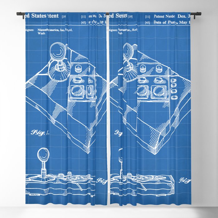 Joystick Patent Console Gamer Gaming Streamer Art Blueprint
