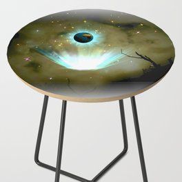 As Seen From Space Side Table