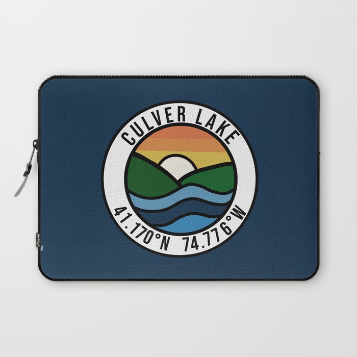 Culver Lake - Navy/Badge Laptop Sleeve