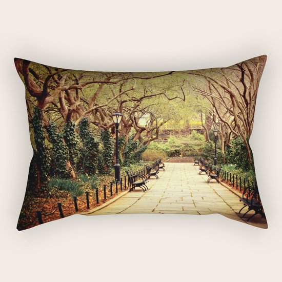 Central Park Rectangular Pillow