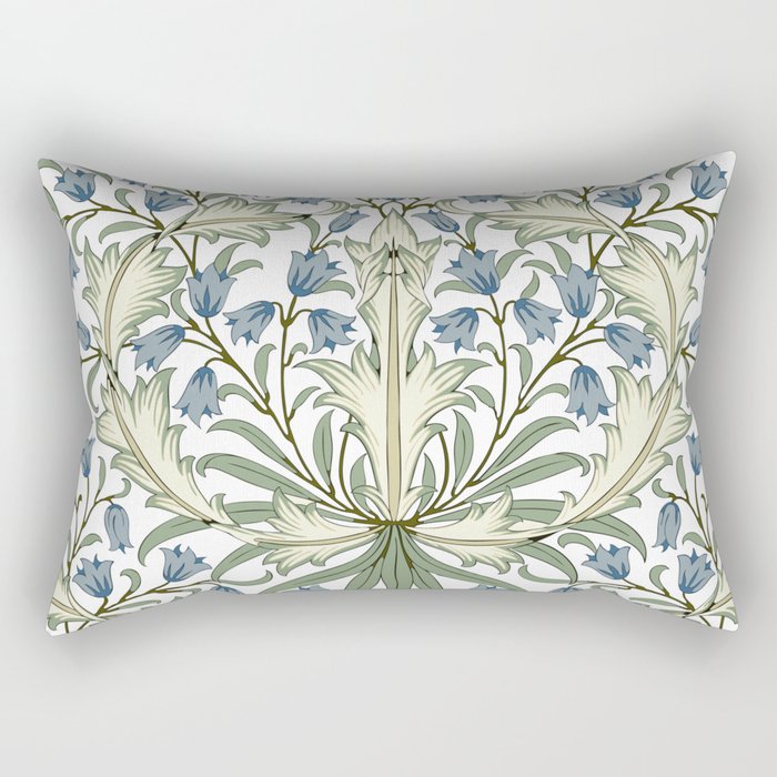 William Morris Chrysanthemum Aqua Tapestry Pillow- 18 inch square – Modern  Bungalow