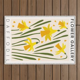 Daffodil - Happy Flowers Outdoor Rug