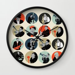 Jazz  Wall Clock | Music, Illustration, Digital 