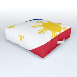 Philippines Flag Outdoor Floor Cushion