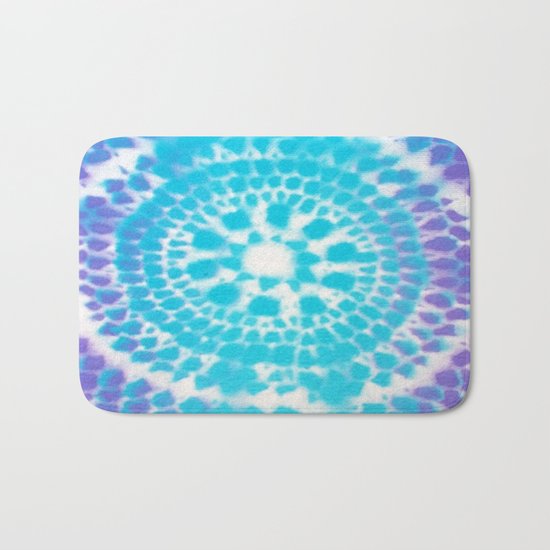 Scale Mandala Pattern Bath Mat