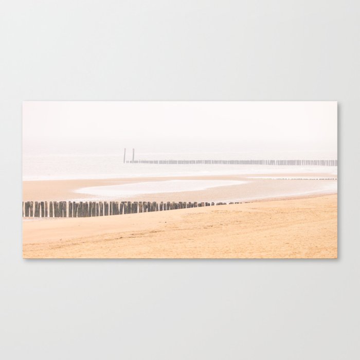 Poles and Sand Canvas Print