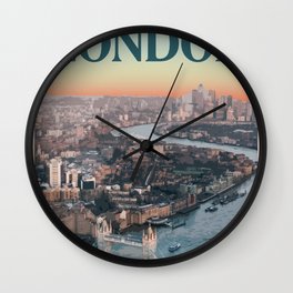 Visit London Wall Clock | Riverthames, Graphicdesign, Theworld, Londontravelposter, Explore, Londonbridge, England, Gb, Travel, Bigben 