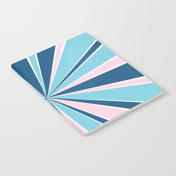 Starburst Pink and Blue Notebook