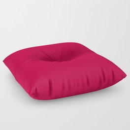 Crimson Glory Solid Color Floor Pillow
