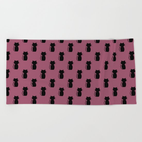 A Lot of Cats B/B Beach Towel