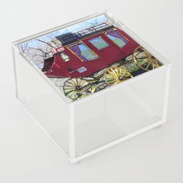 Red Traveling Wagon Acrylic Box