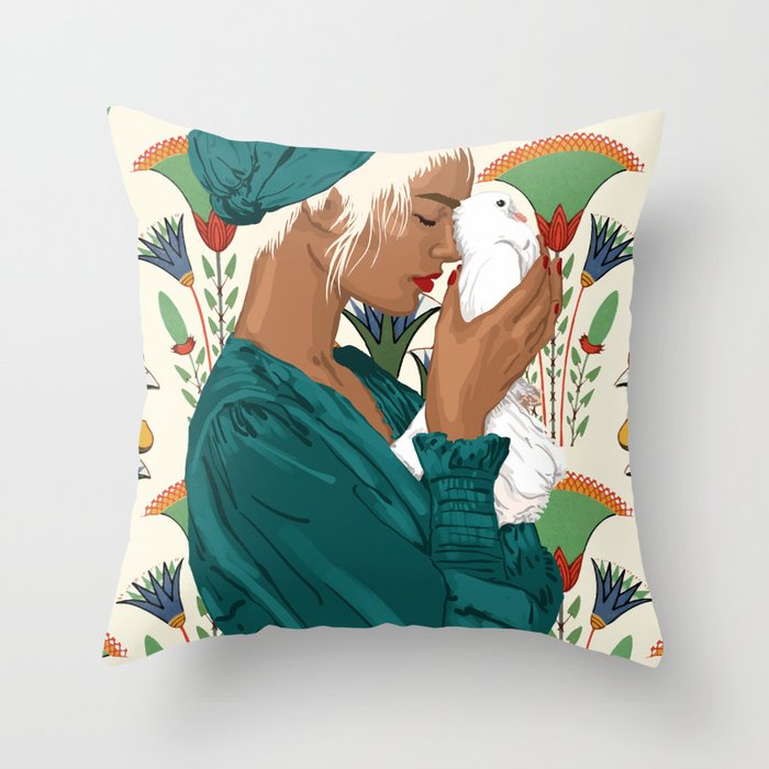 Thankful for this moment Throw Pillow