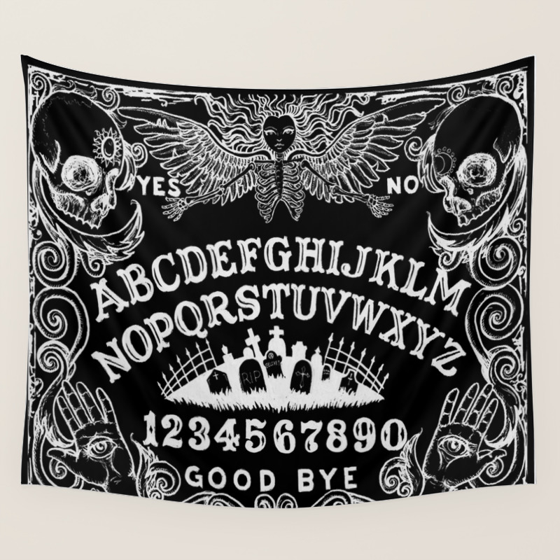Black Ouija Board Wallpaper Ouija Board Black Wall Tapestry By Shayneofthedead Society6 ouija board black wall tapestry by shayneofthedead