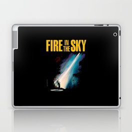 Fire in the Sky Illustration Laptop Skin