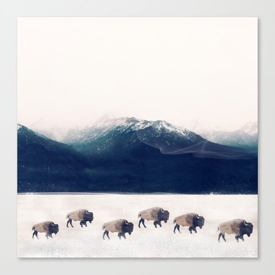 walk the line Canvas Print