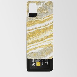 Gold Geode Shimmer Android Card Case