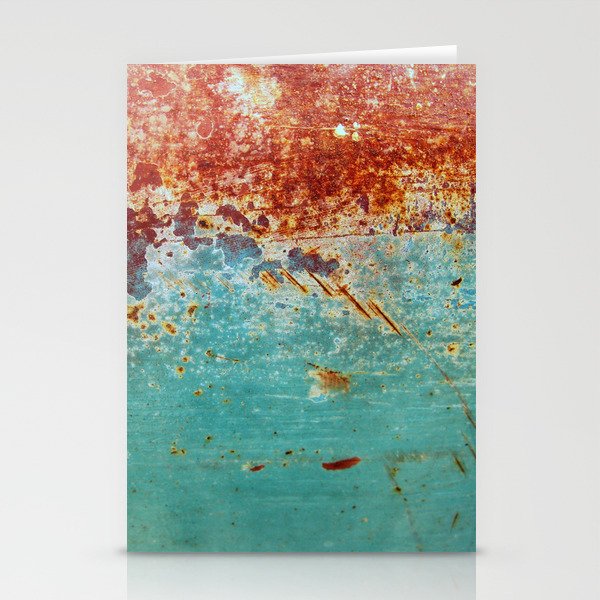 Teal Rust Stationery Cards