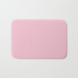 Orchid Pink Solid Color Popular Hues - Patternless Shades of Pink Collection - Hex Value #F2BDCD Bath Mat | Solid, Allpink, Pinkonly, Pale, Pink, Colour, Accentcolors, Singlecolor, Shadesofpink, Allcolor 
