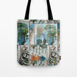 Two They Found Each Other - Artwork Collage by Jo Lenz Tote Bag