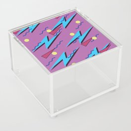 Colorful 90's Pattern Acrylic Box