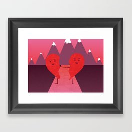 The Course of Love Framed Art Print