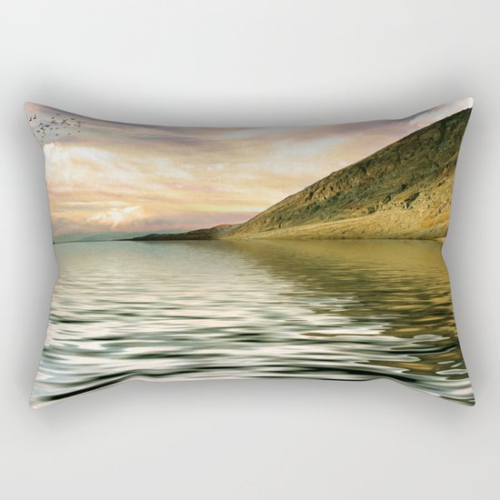 mountain lake 4 Rectangular Pillow