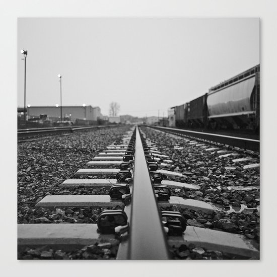 Industry rail Canvas Print