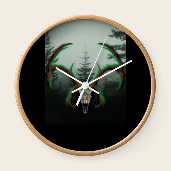 C-1 Horns Wall Clock