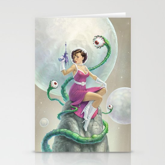 Astro Babe Stationery Cards