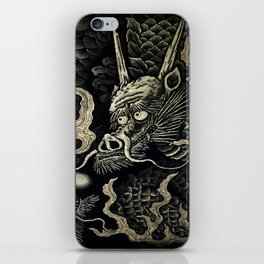 Black Dragon iPhone Skin