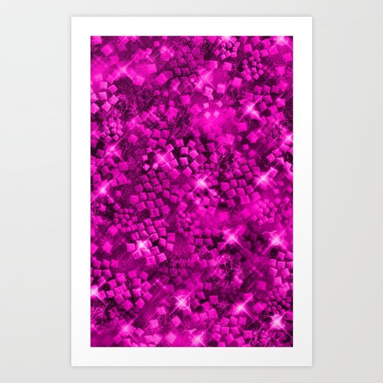 Dazzling Series (Pink) Art Print