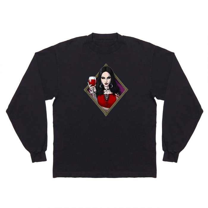 Goth Alien Witch Long Sleeve T Shirt