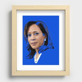 Senator Kamala Harris Recessed Framed Print