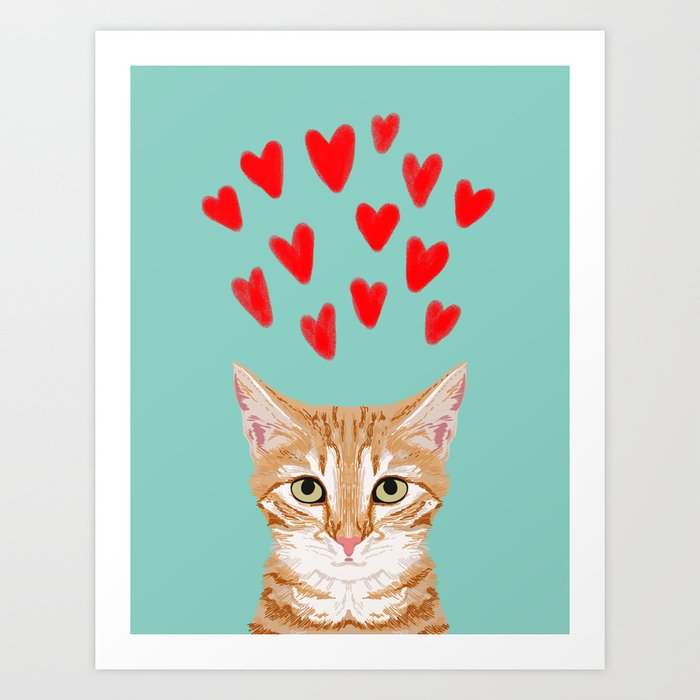 Orange cat 2025 painting