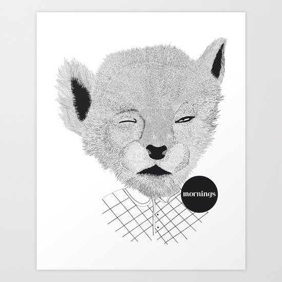 Baby Puma Art Print
