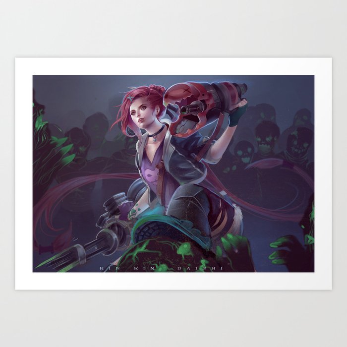 slayer jinx art print by rinrindaishi society6
